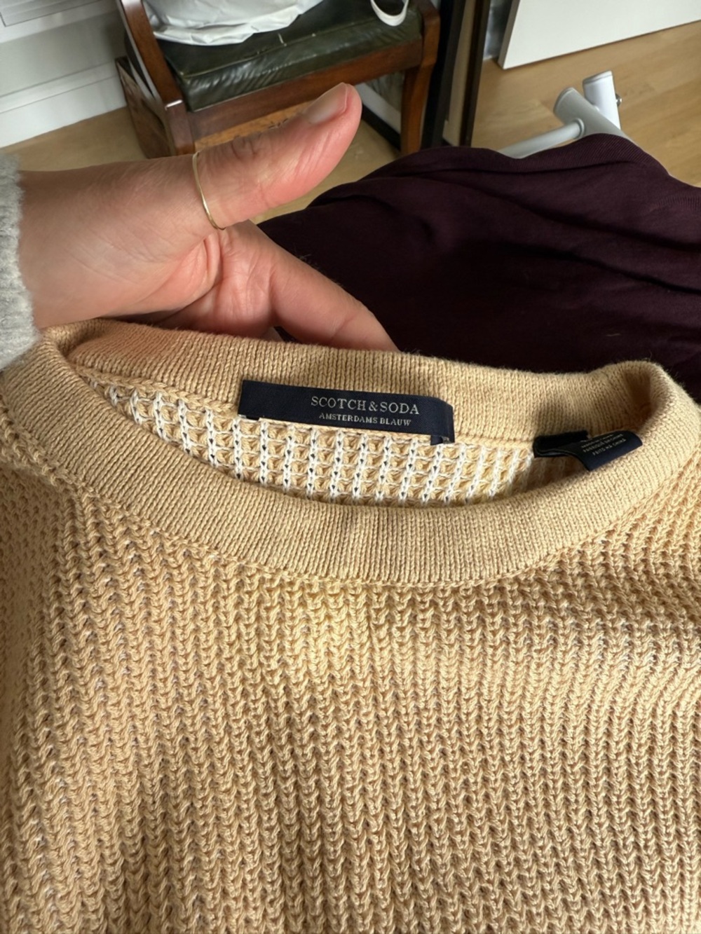 Scotch & Soda Beige Sweater - Picture 9 of 9
